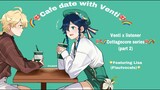 Venti Goes On A Date With You (Part 2)🌻 (Venti x listener cottage core series)🍄collab @flaut vocals