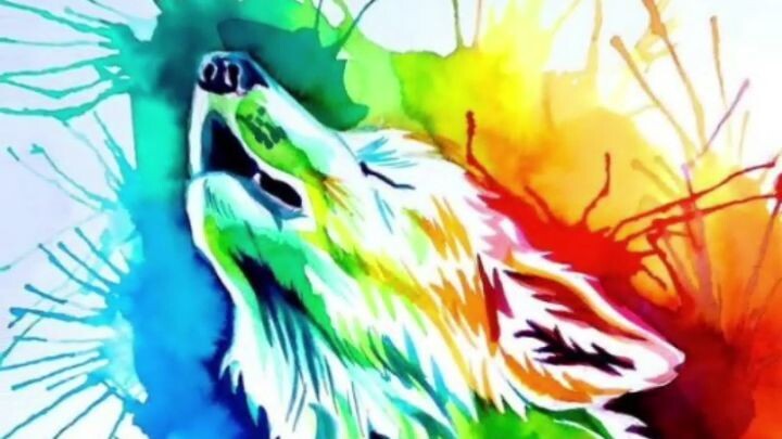 The rainbow wolf (1)