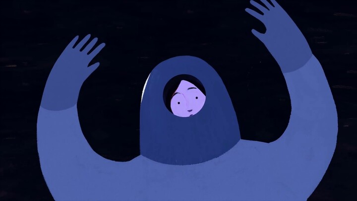 Stream of consciousness creative animation short film "Charlotte's Daydream", a lonely dream in a lo