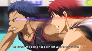 黒子のバスケ |  Zone Kagami vs Zone Aomine! Who better??