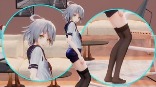 [mmd/Luo Tianyi] ท้าทายโดยไม่ต้องมองขา แต่ Tianyi มีผมสั้น! - -