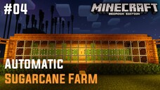 Membuat automatic sugarcane farm - Minecraft Survival#04