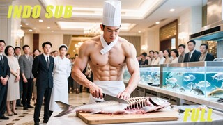 Pemuda jago masak... ikan yang ia potong tinggal tulang tapi masih bisa... (YT)