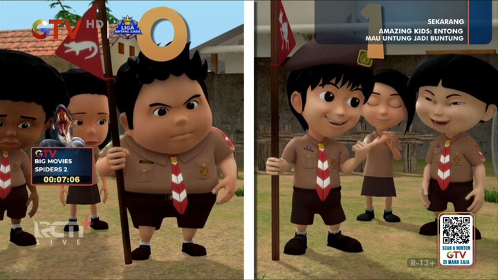 aku suka pramuka | entong animasi