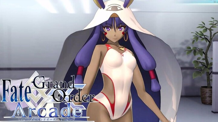 【FGO Arcade】Suara Nitō Baju Renang (Kamar Pribadi, Panggilan, Reinkarnasi Lingshi) 【1080P/60FPS】