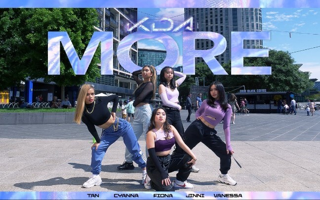 K/DA-'MORE (1MILLION VER.)' Melbourne EDGE Dance Club street dance cover ลีกออฟเลเจ็นดส์ virtual gir