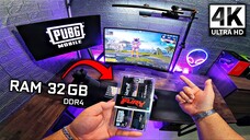 อัพเกรดแรม 32GB เล่นเกม PUBG MOBILE 90 FPS บนคอมอีมูเลเตอร์ Gameloop Ultra HDR 4K (POV ASMR😴)