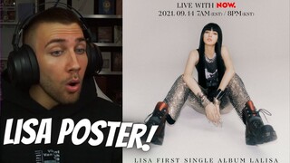 BLACKPINK LISA OUTNOW Unlimited LISA LIVE POSTER - REACTION