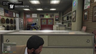 GTA V - 5-star police shootout at Ammu-Nation