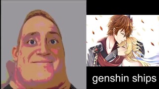 Mr. Incredible becoming uncanny (Genshin ships)