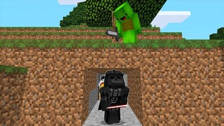 Star Wars Speedrunner VS Hunter in Minecraft