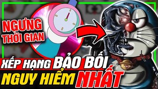 DORAEMON: Xếp Hạng Top Bảo Bối Nguy Hiểm Nhất - Đồng Hồ Ngưng Thời Gian | meXINE