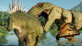 Giganotosaurus HUNTS Amargasaurus - Life in the Cretaceous || Jurassic World Evolution 2 🦖 [4K] 🦖