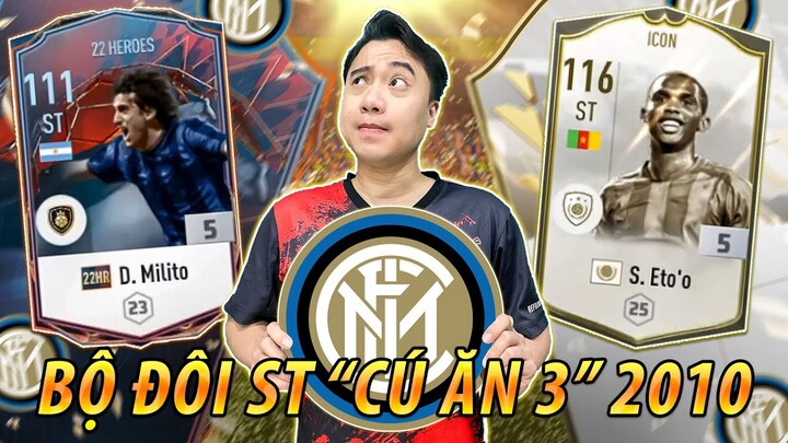 Vodka Quang | Chinh phục bộ đôi ST Cú ăn 3 Inter 2010 Eto’o ICON & Milito HR +5 cực cháy sườn -FIFA4