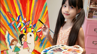 ดูลูกสาววาดภาพ ช่างบำบัดจิตใจจริงๆ