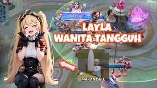 Layla Late Game Penyelamat | mlbb exe