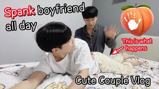 When I Spank My Boyfriend All Day🍑 Cute VLOG About Our Life💘 October 2023[Gay Couple Lucas&Kibo BL]