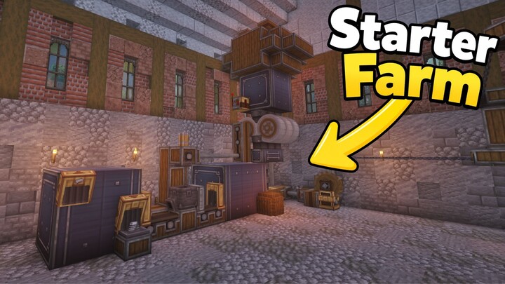 I Made a POWERFUL Starter IRON Farm! | Let's Just Create #5