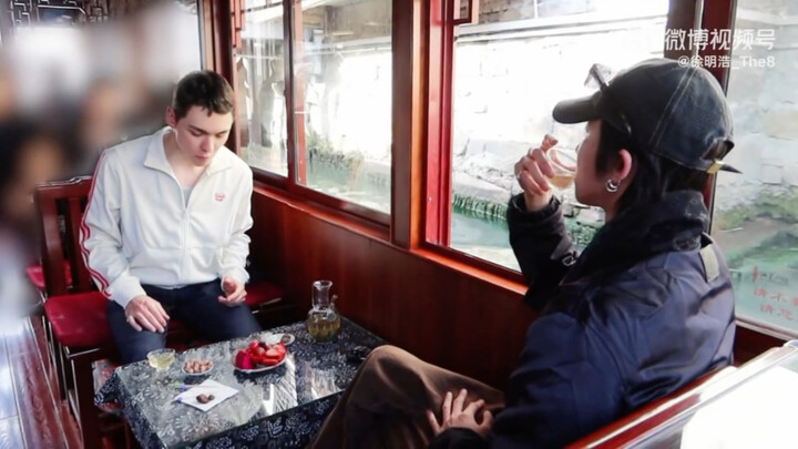 หมิงฮ่าวพาเวอร์นอนไปล่องเรือที่ซูโจวแล้ว (≧▽≦)