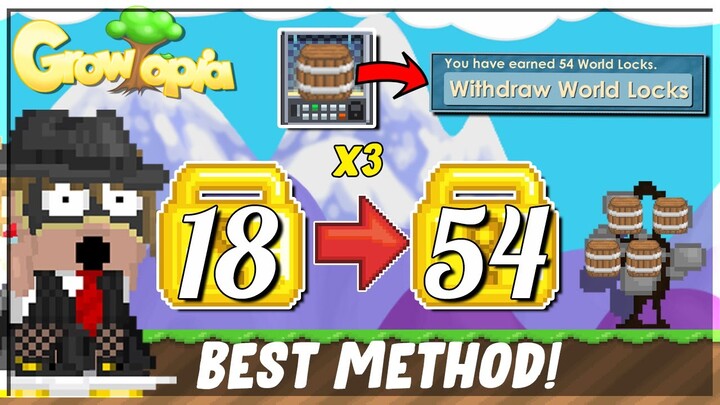 BEST WAY TO TRIPLE YOUR 18 WLS! 🤑 [HUGE PROFIT!] | Growtopia How to get rich 2020 🔥