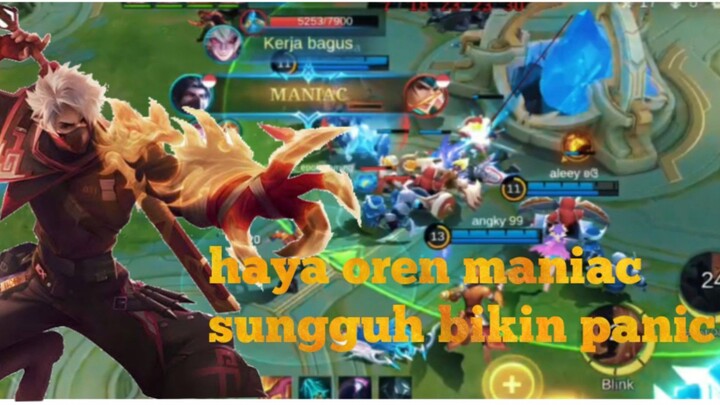 haya oren maniac mlbb