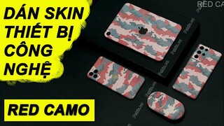 Đây là cách tôi dán skin RED CAMO lên các thiết bị công nghệ của mình