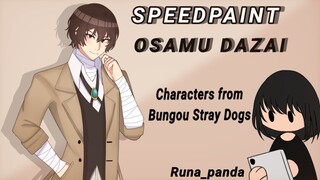 Maniak bundir 😱- Speedpaint Osamu Dazai From Bungou Stray Dogs (part 1) ~art~