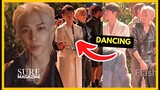 Stray kids Felix spotted dancing on newly released video clips at Louis Vuitton fashion event