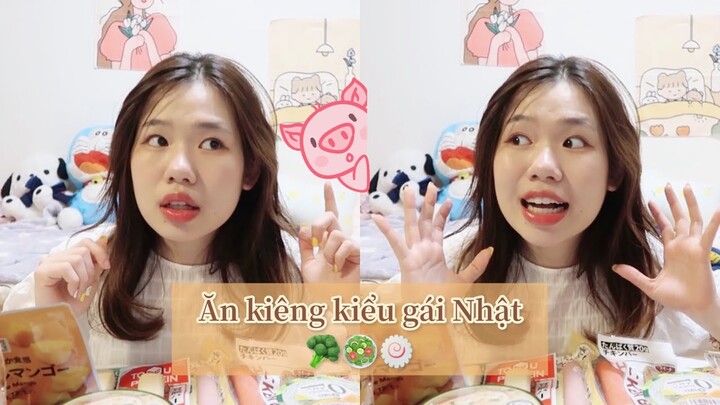 💯 CON GÁI NHẬT ĂN GÌ ĐỂ GIẢM CÂN?🍌🌝 healthy Japanese food Mukbang l Gokku Egao