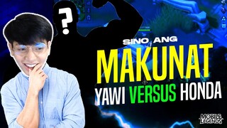 SINO ANG MAKUNAT YAWI VERSUS HONDA (Yawi Mobile Legends Full Gameplay)