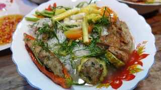 Bún chả cá mè. Cách nấu bún chả cá của Bin hai lúa - Bin Đen Miền Tây # 152