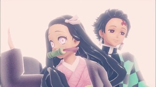 【MMD】鬼滅の刃 竈門禰豆子編02 竈門炭治郎×竈門禰豆子 ニア -near-  初音ミク