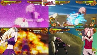 Ino Yamanaka Vs Sakura Haruno - Naruto Shippuden Ultimate Ninja 5 | Emulador PS2