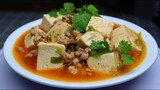 Đậu phụ thịt băm Tứ Xuyên | món ăn ngon lạ miệng | món ăn ngon | tofu