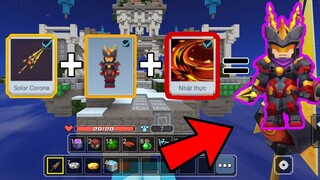 Solar Sword + Solar Armor + Solar Effect in Bedwars Blockman Go