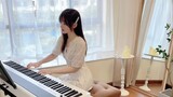 "Light Falling in Life" on the piano