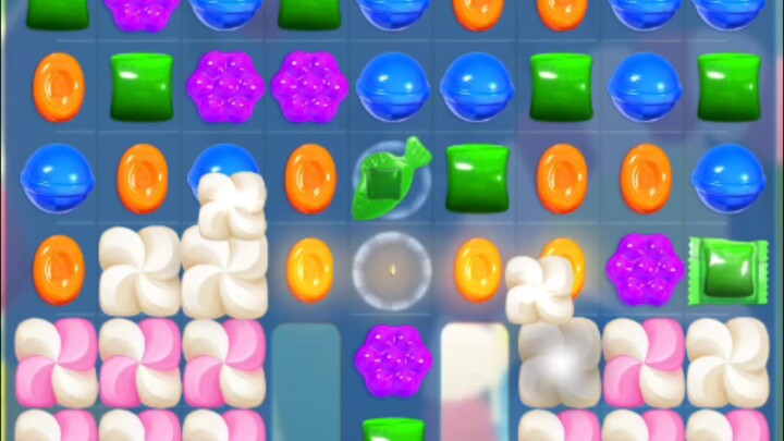 Banyak jelly yang tertutup, candy crush level 65