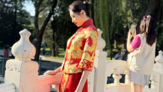 I didn't expect that I would make a cheongsam of the same style as Empress Dowager Cixi.