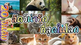 20 อันดับ สัตว์ที่น่ารักที่สุดในโลก #unexpected #สัตว์ที่น่ารักที่สุดในโลก #สัตว์น่ารัก