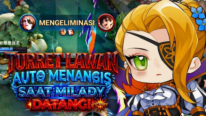 TURRET LAWAN AUTO MENANGIS SAAT MILADY DATANG! - Honor Of Kings