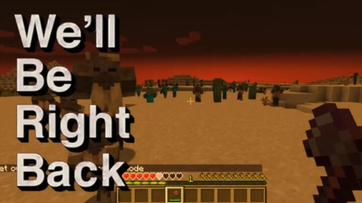 We'll Be Right Back (Minecraft funny moments)