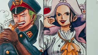 norridzuan art hand-painted || The Straw Hat Pirates follow the path of Blackbeard #11