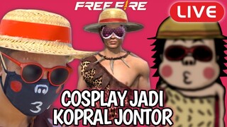 [LIVE] Saya Cosplay jadi set Kopral Jono 100% mirip !!