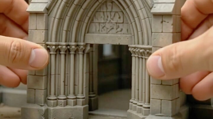 Build a Tiny Gothic Cathedral From Scratch! ⛪🏰