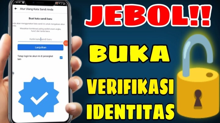 JEBOL!! Cara Mengatasi Opsi Identitas Facebook | Tutorial Membuka Facebook Di Kunci Permanent