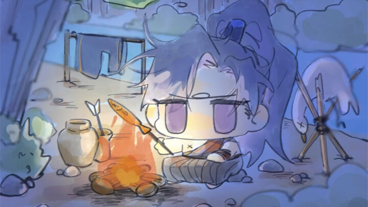 “เมื่อฟู่หรงบังดาบให้คุณ แล้วคุณก็ติดอยู่บนนั้น”