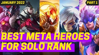 CURRENT META HEROES IN MOBILE LEGENDS 2022