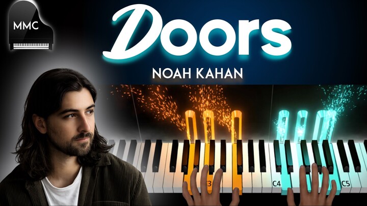 Doors by Noah Kahan piano cover/tutorial + sheet music