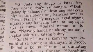 Pang Araw Araw na Talata Genesis 46:28-30
