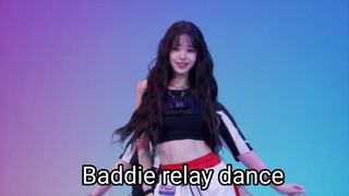 Baddie relay dance -  IVE